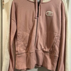 Champion Pink Hoodie Sweatshirt